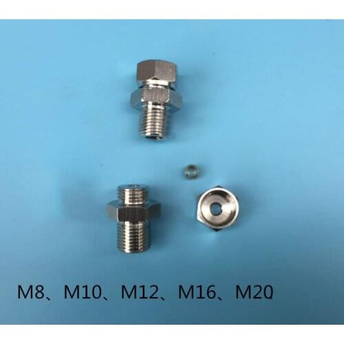 RTD Nuts Adjustable Mounting Nut for Probe Thermocouples Stainless Steel