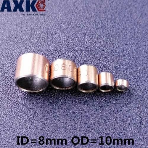 SF-1 0805 0806 0808 0810 0812 0815 Self Lubricating Composite Bearing Bushing Sleeve Free Shipping SF1 length 8mm 5pcs/lot