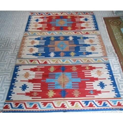 Wool Kilim Carpet Handmade Home Carpets For Living Room Rectangle Carpet Natural Sheep Wool