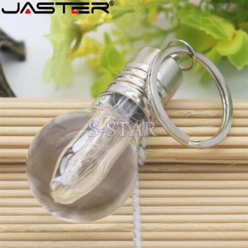 JASTER multicolor Light Bulb Shaped Pendrive USB Flash Drive Memory Stick disk 4GB 8GB 16GB 32GB 64GB Pen Drive fashion style