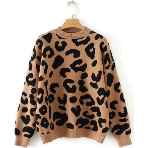 MooiruePolka dot women sweater knitting striped pullovers