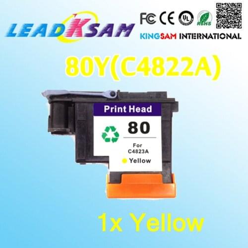 1x 80 printhead C4823A Yellow compatible for hp80 Designjet 1000 1000plus 1050 1055 printer