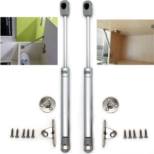 2pcs Gas Struts Lift Support Soft Close Safety Lift Struts Springs Shocks for Toy Box Down Stay Hinge Close Lid Support 22.5lb