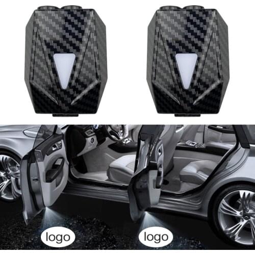 2pcs New Custom Logo Car Door Welcome Led Laser Projector Logo Ghost Shadow Lights Car Accessories Laser Emblem Lamps Kits