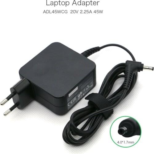 New EU plug 45W 20V 2.25A 4.0*1.7mm Laptop AC Adapter For Lenovo AIR12 AIR13 AIR15 ADL45WCG SA10M42792 Power Supply