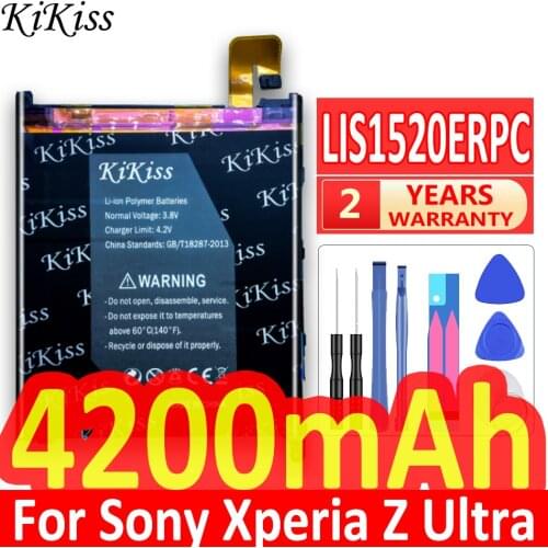 4200mAh High Capacity Battery For Sony Xperia Z Ultra / ZU / L4 XL39h C6802 C6833 Togari Mobile Phone Battery LIS1520ERPC