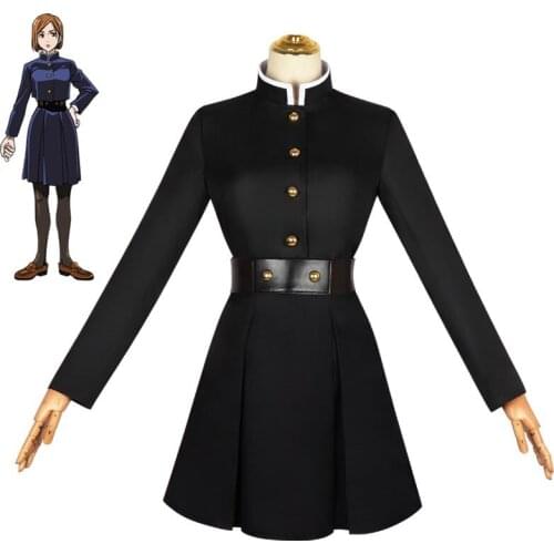 Anime Jujutsu Kaisen Kugisaki Nobara Cosplay Costume Japanese Uniform Full Set Halloween Costumes Christmas Fancy Party Suits