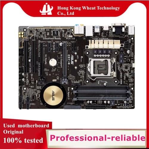 For ASUS Z97-E Motherboard Socket LGA 1150 DDR3 SATA III For Intel Z97 Original Desktop Used Mainboard