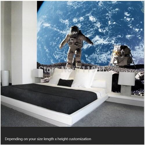 Custom photo wallpaper,The astronaut &star wallpaper for walls,3d stereoscopic wallpaper for living room kitchen Cafe background