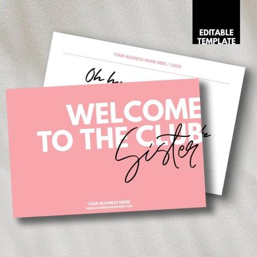 Personalised Thank You Business Cards| Custom Small Business Thank You Cards Thank You For Your Purchase