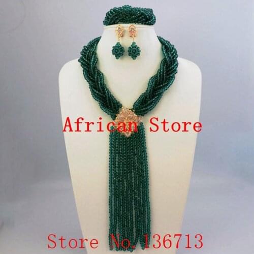 Royal Blue Balls Costume Necklace Bracelet Earrings Set Nigerian Wedding African Beads Bridal Jewelry Sets Free Shipping 915-4