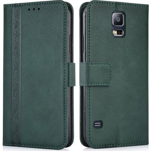 Wallet Leather Flip Case for Samsung Galaxy S5 G900 G900F G900H SM-G900F Back Cover Case for Samsung S5 S 5 Case
