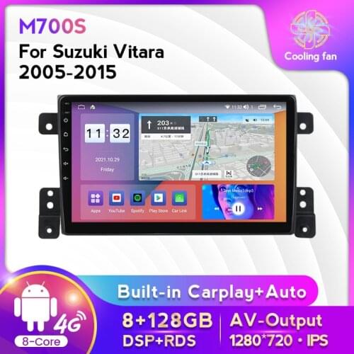 MEKEDE Android 10 6+128G Car GPS DVD For Suzuki Grand Vitara 2006-2013 Multimedia Radio Stereo Support Steering Wheel WIFI BT