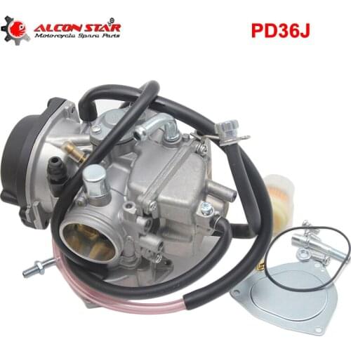 Alconstar- 36mm PD36J Motorcycle Carburetor For Kawasaki KVF400 KSF400 KLF400 ATV Quad for Suzuki LTZ400 350CC 400CC 500CC Carb