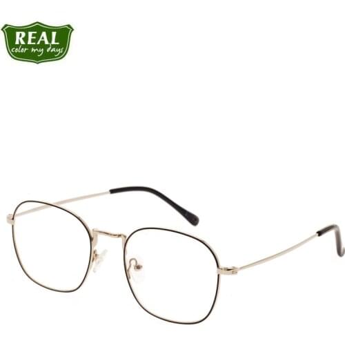 REAL Fashion Brand Designer Optical Glasses Men Women Glasses Frame Metal Myopic Glasses Prescription Glasses Student Glasses