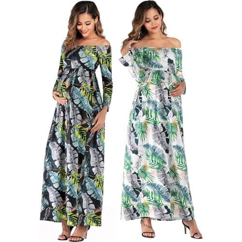 New Flower Maternity Dress Photography Long Pregnancy Dresses Lace Pregnant Women Maxi Gown Clothes for Photo Shoots Props 2020