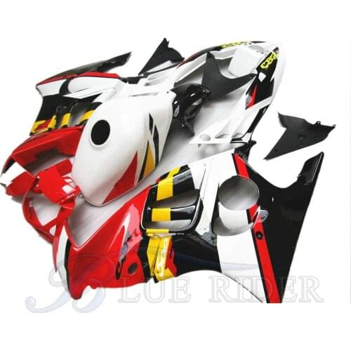 Fairings Parts CBR600F 95- 96 Bodyworks Red White Black+ Tank Cover Hot Motorcycle Fairing Kit For HONDA CBR 600 F3 1995 1996