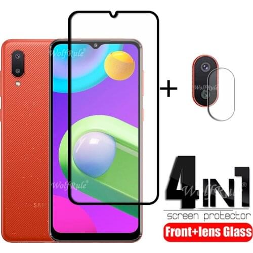 Full Cover Glass For Samsung Galaxy M02 Glass For Samsung M02 Tempered Glass Screen Protector For Samsung Galaxy M02 Lens Glass
