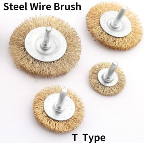 Rust Removal Wire Wheel / Steel Wire Grinding Wheel / Polishing Brush / Electric Drill Wire Brush Set/ Metal Rust Removal