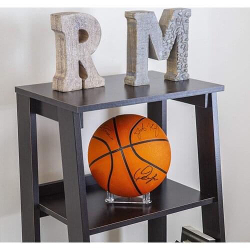 Transparent Acrylic Multifunction Ball Stand Display Holder Base Soccer Rugby Display Stand Football Volleyball Diplomatic