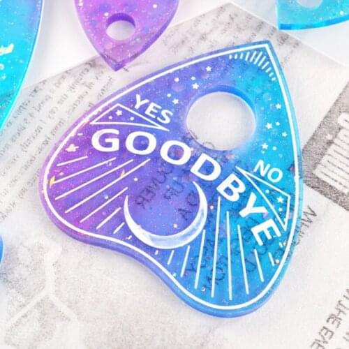 Crystal Epoxy Resin Mold Divination Tray Psychic Board Casting Silicone Mould F3MD