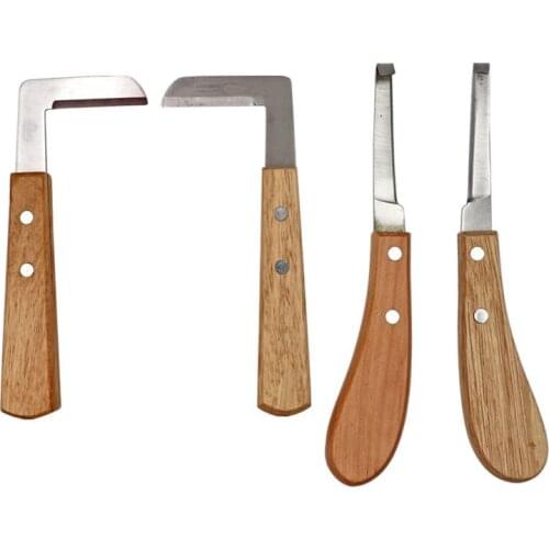 Uvet Veterinary cattle horses repair Hoof Knife straight bend head left hand right hand animal repair Hoof Knife