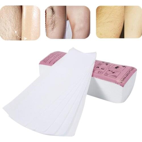 100pcs Wax Paper Roll High Quality Depilation Depilation Depilation Wax Strip Paper Leg Depilation Tool