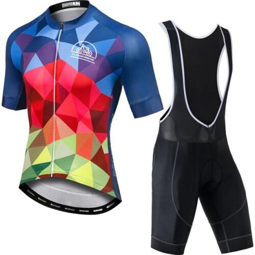 YOCENE New Style Colorfuf Printing Cycling Wear High Quality Shorts Sleeve Bike Suit China Elasticity Bicycle Jerseys