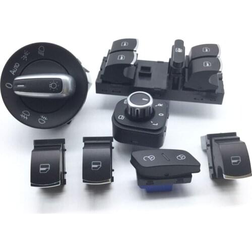 Window Headlight Mirror Door Control Switch For VW Jetta Golf MK5 6 Tiguan RABBIT 5ND959565A 5ND959857 5ND941431B 5ND 959 855