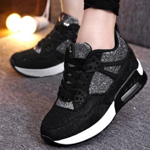 Womens Casual Breathable Shoes Increased Shoes Leisure Sneakers Comfortable Shoes Fashion Running Sport Shoes