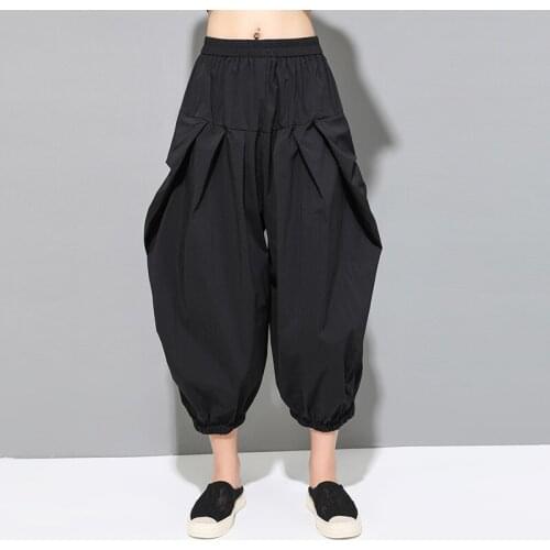 Spring summer streetwear women Wide leg pants loose harem pants plus size Bloomers pants for women pants women trousers