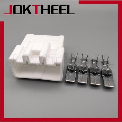 1/5/10/20 set 4 pin way male holder housing electric large heavy current plug automotive wire connector 7283-3040