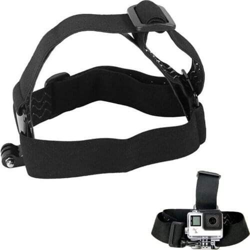 1Pcs Adjustable Elastic Head Belt Strap Mount For Gopro Hero 4s/4/3+3/2/1 Sj4050 Xiaomi Yi Action Camera Accessories GP23 GD