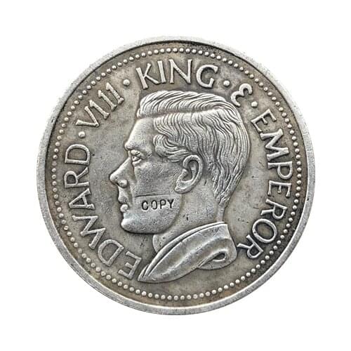 1936 New Guinea 1 Crown (Edward VIII) coins COPY 38MM