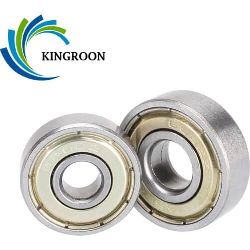20pcs Ball Bearing 608zz 623zz 624zz 625zz 635zz 626zz 688zz 3D Printer Parts Deep Groove Flanged Pulley Wheel Flange Bearing