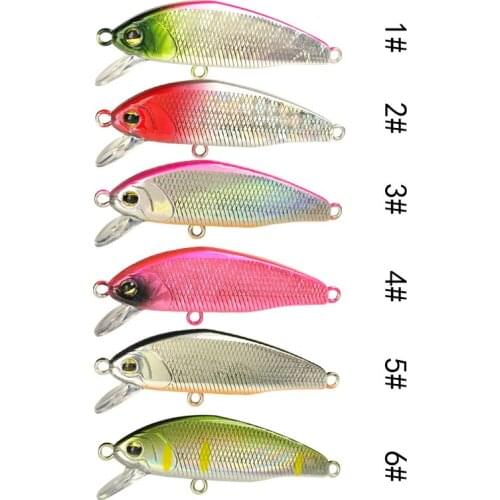 AHL05 Small Minnow Hard Lure Fishing Lure Mini Hard plastic Minnow 50mm 3.8g Fishing Fish Lure