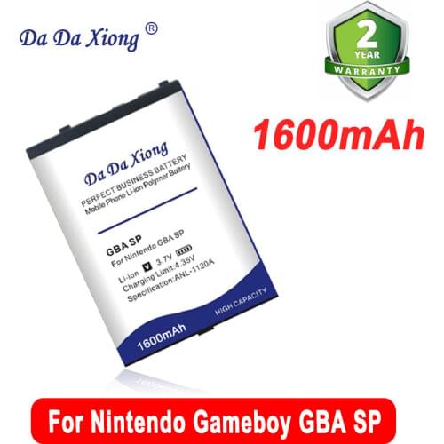 1100mAh Top Battery for Nintendo Gameboy Advance GBA SP GBASP Batteries