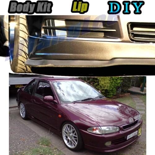 Car Bumper Lip Front Spoiler Skirt Deflector For Proton Putra 1996~2004 Tune Car Modified Body Kit VIP Hella Flush Lips