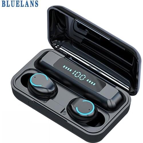 In-Ear Wireless Headphones F9-9 Bluetooth 5.0 Earphones LED Display HIFI Stereo Bass Earbuds Gaming Headset Earpiece For Phone
