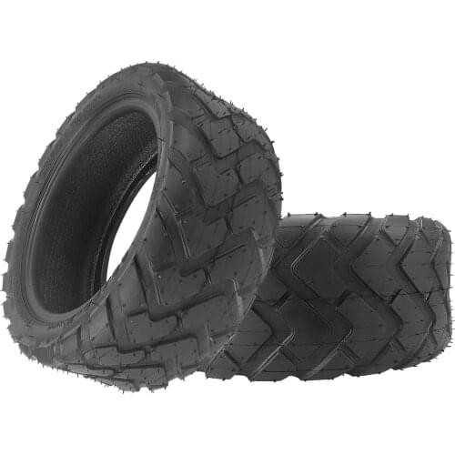 CHAOYANG 80/60-6 Widened Tubeless Vacuum Tire for 10 Inch Electric Scooters/ Wear-resistant Outer Tyre without Inner Tube