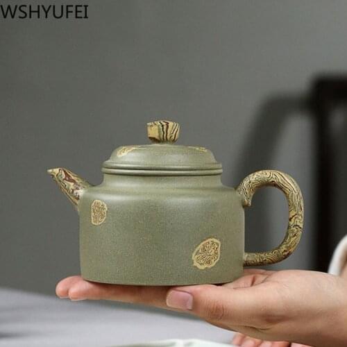 Yixing Handmade tea pot Purple Clay filter teapots beauty kettle Raw ore Chinese style Tea set Authentic Tie Guanyin Puer 290ml