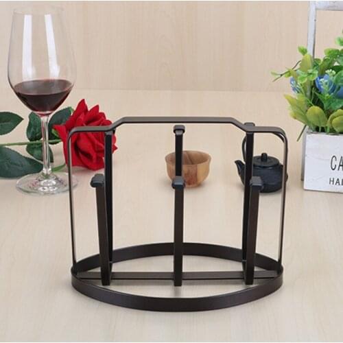 Drain glass holder household kitchen living room water glass mug storage drain holder