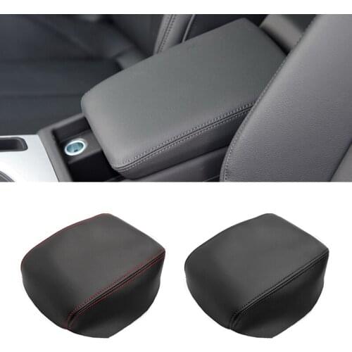 For Audi A4 B9 2017 2018 2019 Microfiber Leather Car Interior Center Console Armrest Box Cover Protective Trim