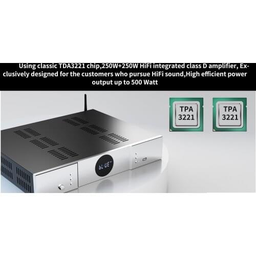 V600 Dual-core TPA3221 Bluetooth Hi-Fi Class D Integrated Amp 2.0 channel Bluetooth 5.0 power amplifier