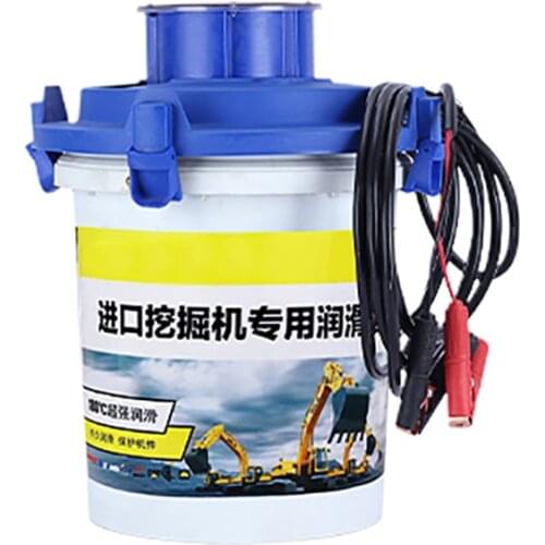 24V Electric Grease Gun Handheld Rechargeable Lithium Battery Mechanical Filling Gun for Excavators