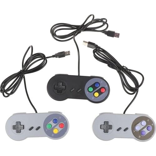 Gaming Joystick Gamepad Controller For Nintendo SNES Game Pad USB Game Controller For Windows PC MAC Computer Control Joystick