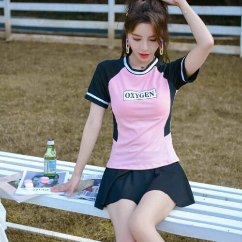 2021 New One Piece Swimsuit Sexy Swimwear Women Swimsuit Solid Bathing Suit Beachwear Monokini Swim Swimskirt