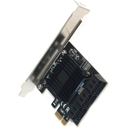 K92C 6 Port SATA 3 PCI Express Expansion Card PCI-E SATA Controller PCIe 1X To SATA3 6Gb Adapter Add On Cards for hdD SSD