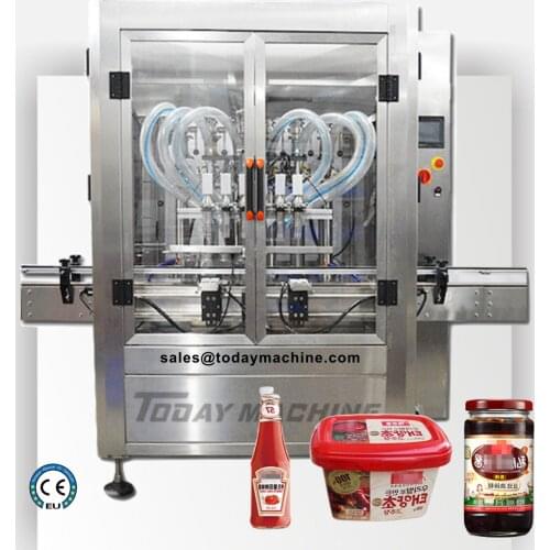 Complete Automatic Viscous and Non Viscous Liquid Daily Chemical Packing Filling Machine