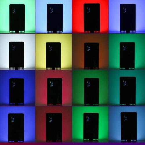 Portable Led Video Light Rechargable RGB Background LED Panel Colorful Fill Light For Camera Phone Video Shooting Led Photo Lamp